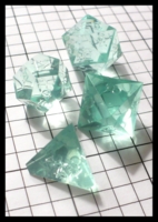 Dice : Dice - Dice Sets - Gamescience Light Aqua Transparent - FA collection buy Dec 2010